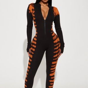 FashionNova Tie Dye Jumpsuit